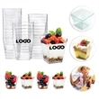 Transparent Plastic Dessert Glass