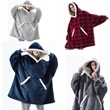 Hooded Wearable Thick Blanket Sweatshirt