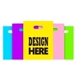 12''x16'' Die Cut Handle Plastic Bags