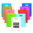 MOQ100 Die Cut Handle Plastic Bag