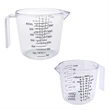 Plastic Clear Measuring Cups