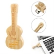 4GB Guitar Shape Wooden USB Flash Drive