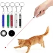 Mini Pet Laser Pointer Flashlight Keychain
