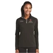 Sport-Tek Ladies Sport-Wick Textured 1/4-Zip Pullover.