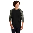 Sport-Tek Drift Camo Colorblock Long Sleeve Tee