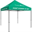 10' Zoom Economy Outdoor Tent with Custom Printed Canopy