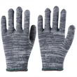 Grey cotton thread work gloves