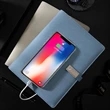 Business Notebook with Qi Wireless Charger