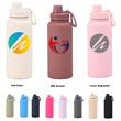 22/34 oz Insulated Stainless Steel Spout Lid Water Bottle