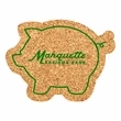 Pig Shaped Cork Coaster