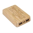 Eden Green Bamboo Wireless Power Bank 5000