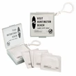 Individual Wet Wipes in Square Plastic Container & Carabiner