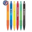 Certified USA Made - Wide Barrel Click Pen with Rubber Grip