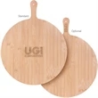 15-Inch Round Bamboo Pizza Cutting Board