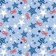 Ribbons and Stars American Flag Bandanna - USA Made