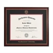 Sculptured Mahogany Diploma Frame