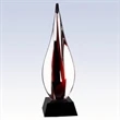 Black Contemporary with Crystal Base Award