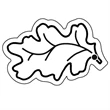 Key Tags - Soft Vinyl - Stock Shape Collection - Oak Leaf