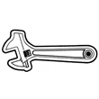 Key Tags - Soft Vinyl - Stock Shape Collection - Wrench