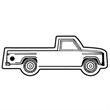 Key Tags - Soft Vinyl - Stock Shape Collection- Pickup Truck