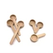 MOQ 50 Wooden coffee bean spoon