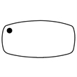 Key Tags - Soft Vinyl - Stock Shape Collection - Oval