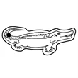 Key Tags - Soft Vinyl - Stock Shape Collection - Crocodile