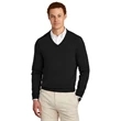 Brooks Brothers Cotton Stretch V-Neck Sweater
