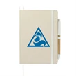 5" x 7" Organic Cotton Bound Notebook w/Pen