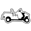 Key Tags - Soft Vinyl - Stock Shape Collection - Golf Cart