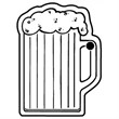 Key Tags - Soft Vinyl - Stock Shape Collection - Beer Stein