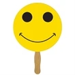 Smiley Face Hand Fan Full Color (1 Side)