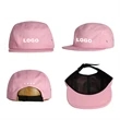 5 Panel Camp Style Snapback Hat-100% Cotton