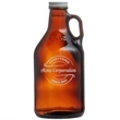 Lasered Libbey 70216 32 oz. Amber Growler