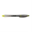 2 in 1 Stylus Neon Yellow Highlighter Pen