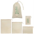 Reusable Cotton Mesh Produce Bag Set