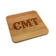 Laser Etched Bamboo Coasters