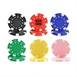 11.5 gram ABS Dice Striped Poker Chips