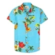Unisex Custom Dye Sublimation Hawaiian Shirt-Stretch Poly