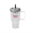 30 Oz. Lisbon Stainless Steel Tumbler With Straw