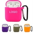 Silicone Earbud case with Carabiner MOQ100
