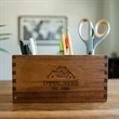 Engraved Desk Organizer