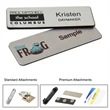 1" x 3" Metal Name Badge - Digital Printed