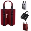 Felt 2 Bottle Wine Carrier Tote Gift Bags