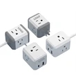 4 Outlets 1 USB and 1 Type-C Port Wall Power Strip