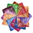 MOQ 50PCS Polyester Square Bandana