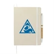 5" x 7" Organic Cotton Bound Notebook w/Pen