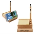 Bamboo Desk Organizer with Phone Holder
