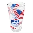 16 oz. Pint Glass - USA, Mirror Printing