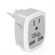 3 in 1 Input European Plug Adapter